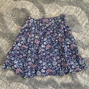 Old navy floral knee length skirt